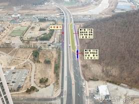 23일 오전 9시부터 ‘충훈대교 하부도로 전면 통행 제한’ 안내